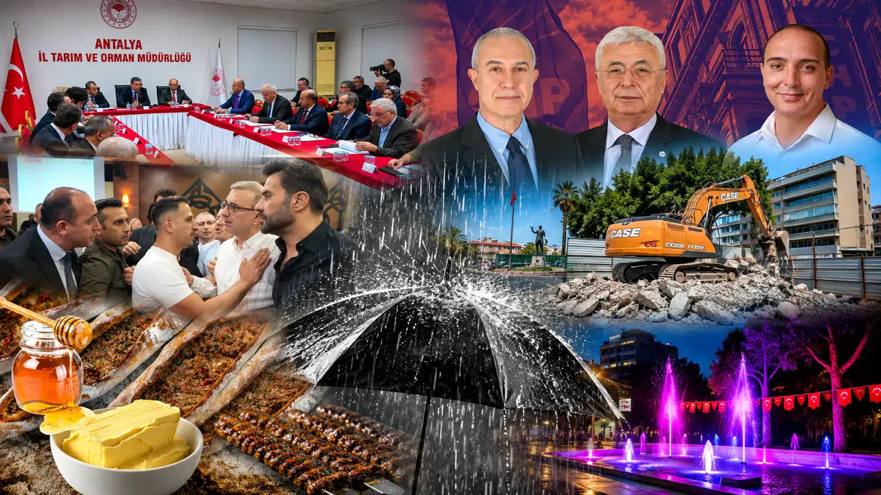Antalya'da Kilit Gündem: Mecliste Arbede, Su Yönetimi ve Gıda İfşası