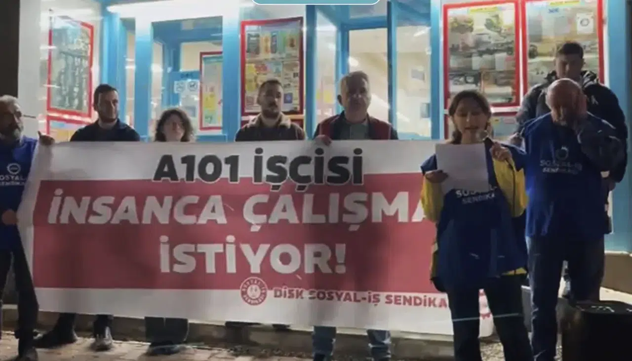 A101 İşçileri İçin Eylemler 8 Noktada Devam Etti! Antalya da Listede