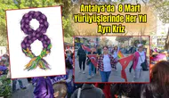 Antalya'daki 8 Mart Yürüyüşünde Saç Örgüsü Gerilimi