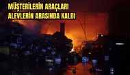 Kepez'de Sanayi Sitesi'nde Kabus Gibi Gece! Alevler Gökyüzünü Aydınlattı