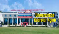 Antalya Belek Üniversitesi Akademisyenler Arıyor! Kadrolar Açıklandı