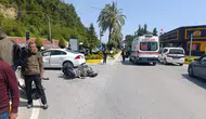 Manavgat’ta Gençlerin Motosiklet Keyfi Hastanede Bitti