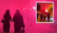 Serik'te Meşaleli Kız İsteme Merasimi Mahalleyi Alarma Geçirdi