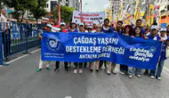 ÇYDD Antalya 1 Mayıs’ta Taleplerini Haykırdı: “Emek Varsa Umut Var”
