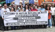 Antalya’da 'Mutlak Butlan' Eylemi: "Bu Bir Parti İçi Mesele Değil, Rejimin Müdahalesidir"
