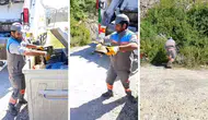 Caninin Biri Çöpe Attı, Alanya Belediyesi Temizlik Görevlisi Kurtardı