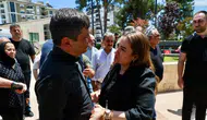 Büşra Özdemir’den Ramazan Demir’e Cenazede Taziye Ziyareti