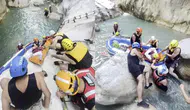 AFAD'dan Göynük Kanyonu’nda Film Gibi Operasyon! Yaralı Turist Halatla Kurtarıldı