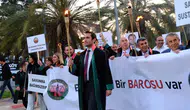 Asırlık Antalya Barosu’ndan Tarihi Yürüyüş