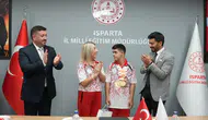 Ispartalı Adem Baş Down Sendromu Dünya Şampiyonası'ndan 5 Altın Madalyayla Döndü