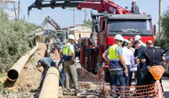 Manavgat’ta Doğalgaz Çalışmaları Yerinde İncelendi