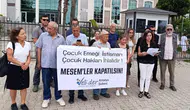 Veli-der Antalya Adliye Önünde Haykırdı! Çocukların Yeri Fabrika Değil Okuldur!