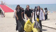 Serik'te Caretta Carettalar İçin Sahil Temizliği Yapıldı