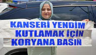 "Kanseri Yendim, Kornaya Basın" Yazısıyla Antalya Sokaklarını Gezdi