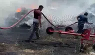 Burdur'da Samanlıkta Yangın: Tonlarca Balya Kül Oldu