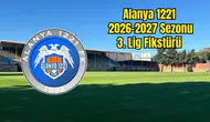 Alanya 1221 2026-2027 Sezonu 3. Lig 2. Grup Fikstürü