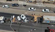 Alanya'da İki Tır Çarpıştı: D-400'de Kilometrelerce Kuyruk Oluştu