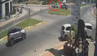 Kazadan Kurtuldu, Sinir Krizi Geçirip Otomobilin Camını Yumrukladı!