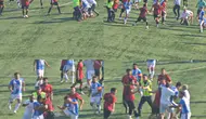 Mahalleler Arasındaki Maçta Ortalık Karıştı! Yumruk Yumruğa Kavga Ettiler