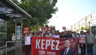 Kepez İlçe YENİ Parti İl Binasına Omuz Omuza Yürüdü