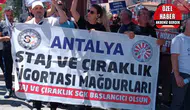 Antalya Staj ve Çıraklık Mağdurları Bursa’da Adalet İçin Tek Ses: "Emeğin Kaydı Varsa Hakkı da Olmalı"