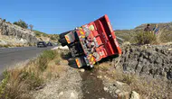 Antalya’da Orman Yangınına Giden Su İkmal Aracı Kaza Yaptı