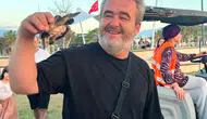 Hatay’da Yürek Isıtan Kurtarma! İpe Dolanan Kaplumbağayı Kurtardı
