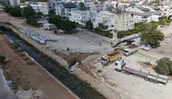Konyaaltı Arapsuyu'nda Drenaj Yapılırken Kanalizasyon Hattı Patladı!