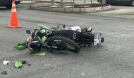 Burdur'da Otomobille Çarpışan Motosiklet Sürücüsü Yaşam Mücadelesi Veriyor