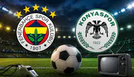Fenerbahçe Kadıköy'de 3 Puanı 4 Golle Aldı: Fenerbahçe 4 - 2 Konyaspor
