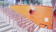 Isparta'da Duvarın Üzerinde Uzanan Adam Merdivenlere Düştü