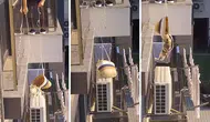 Serik'te Klima Motorunda Mahsur Kalan Kediyi Düzenekle Kurtardı