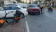 Manavgat'ta Motosiklet Aniden Açılan Araç Kapısına Çarptı