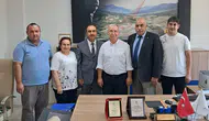 Çeltikçi Tapu Müdürü Özcan Taşçılar Plaketle Emekliliğe Uğurlandı
