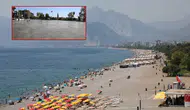 Antalya'da Deniz Suyu 30 Dereceyi Aştı! Tarihi Meydanlar Boşaldı, Sahiller Doldu