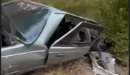 Mersin'de 50 Metrelik Uçuruma Yuvarlanan Otomobilin Sürücüsü Yaralandı
