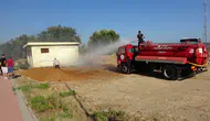 Manavgat'ta Trafo Yangını Paniği: Kablo Yakarken Otları Yaktı