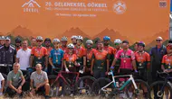 Alanya'da Bisikletin Pehlivanları Gökbel’e Pedalladı