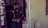 Çamaşır Makinesi Alev Aldı, Papağan Son Anda Kurtuldu