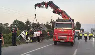 Özel Halk Otobüsü Şarampole Devrildi: 21 Yaralı