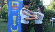 Antalya'da Jandarma Çiftten İki Kutlama: Hem Rütbe Hem Yıl Dönümü