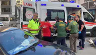 Mersin'de Otomobille Çarpışan Motosiklet Sürücüsü Yaralandı