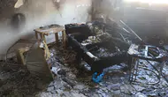 Hatay’da Korkutan Yangın! 5 Kişilik Aile Son Anda Evden Çıktı