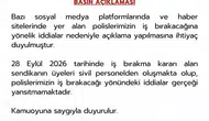 Emniyet Genel Müdürlüğü'nden "İş Bırakma" İddialarına Yalanlama