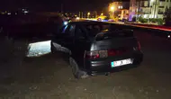 Manavgat'ta Otomobil Refüj Bordürüne Çarptı: Sürücü Yaralandı