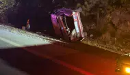Akseki Yollarında Peş Peşe Kazalar: 2 Sürücü Yaralandı