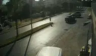 Manavgat'ta Kavşakta Bekleyen Araçlara Çarpma Anı Kamerada