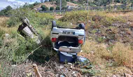 Burdur'da Otomobil Şarampole Devrildi: 1 Yaralı