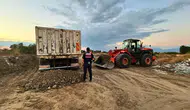 Manavgat'ta Milli Emlak Arazisindeki Kaçak Kazıya Suçüstü