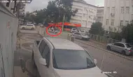 Manavgat'ta Bebekli Yaya Motosikletten 3 Saniye ile Kurtuldu